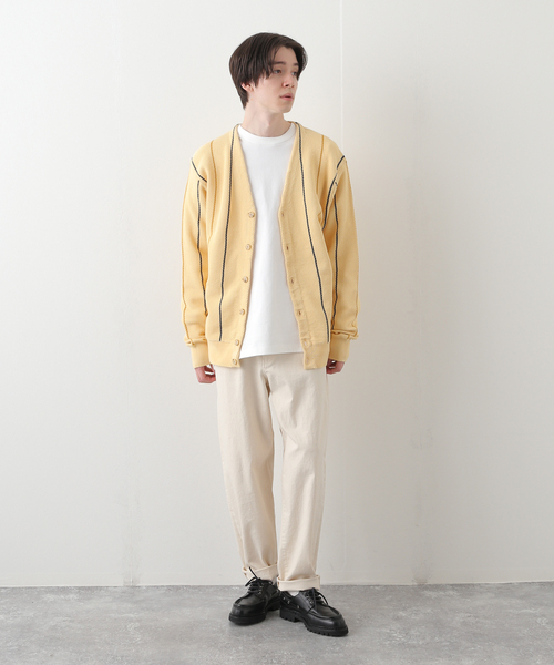 B.C STOCK（ベーセーストック）の「H/TCOTTON カーディガン（カーディガン/ボレロ・メンズ・ネイビー/サックスブルー/イエロー・MEDIUM/LARGE）」の12枚目の写真