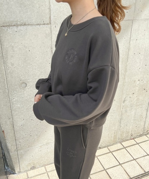 apres jour（アプレジュール）の「【セットアップ可能】ロゴ刺繍スウェット【ZOZOTOWN限定アイテム】（スウェット・レディース・スミクロ/アイボリー/オートミール/ピンク・X-LARGE/フリー）」の13枚目の写真