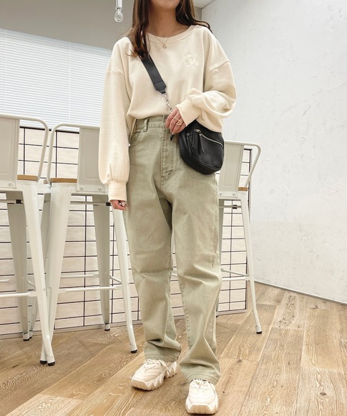 apres jour（アプレジュール）の「【セットアップ可能】ロゴ刺繍スウェット【ZOZOTOWN限定アイテム】（スウェット・レディース・スミクロ/アイボリー/オートミール/ピンク・X-LARGE/フリー）」の18枚目の写真