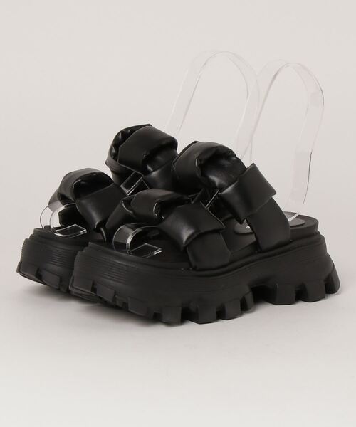 E.TOKYO（イートーキョー）の「E.TOKYO /厚底スポーツサンダル (XSLX0727)（サンダル・レディース・ホワイト/ブラック・38/36/40/39/35/37）」の3枚目の写真