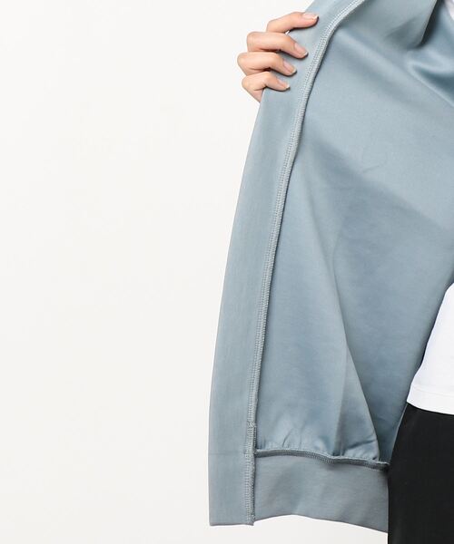 NAVY（ネイビー）の「ポンチ素材 トッパーカーディガン（カーディガン/ボレロ・レディース・ミント/グレイッシュベージュ・フリー）」の6枚目の写真