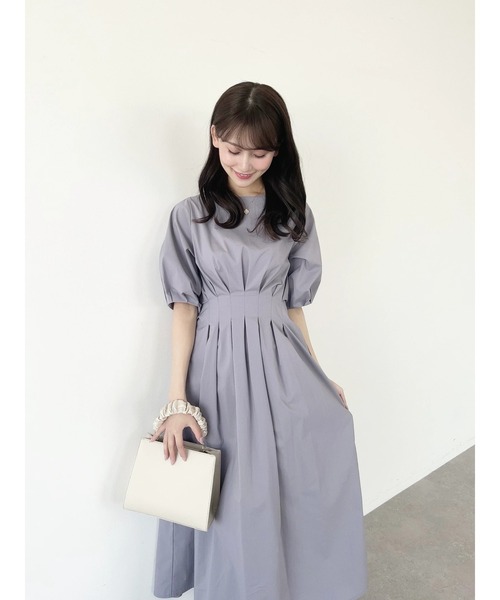 ハルヒロイン　ワンピース HALUHIROINE（ハルヒロイン）の「ボートネックウェストタック