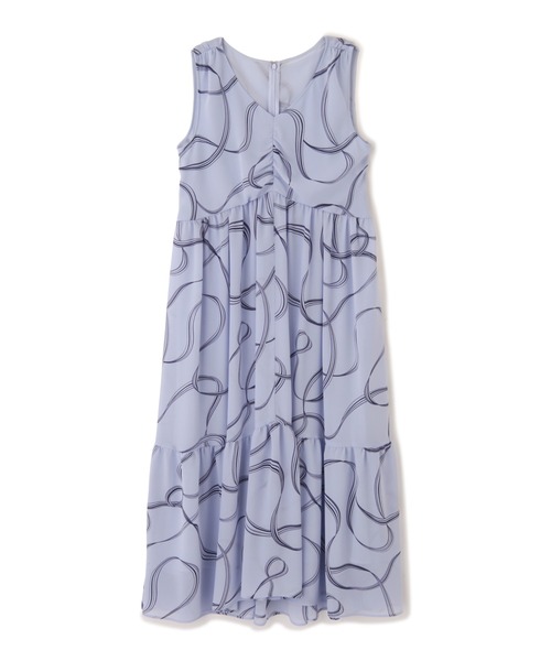 新品☆ JILL STUART マルティナワンピース ティアード 線画