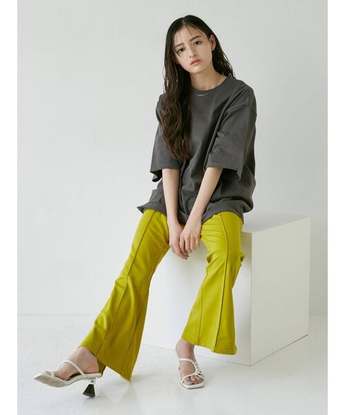 MURUA（ムルーア）の「【MURUA/Hiroki Nishiyama】COLORFUL WATER GIRL Tシャツ（Tシャツ/カットソー・レディース・ホワイト/ダークグレー・FREE）」の17枚目の写真