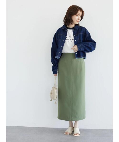 Green Parks(グリーンパークス)の「・novem 9 リンガーロゴptTシャツ(Tシャツ/カットソー・レディース・ブラック/ブラウン/レッド/ブルー・FREE)」の10枚目の写真