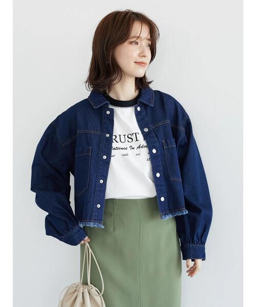 Green Parks(グリーンパークス)の「・novem 9 リンガーロゴptTシャツ(Tシャツ/カットソー・レディース・ブラック/ブラウン/レッド/ブルー・FREE)」の11枚目の写真