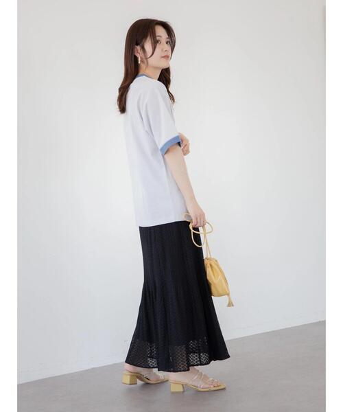 Green Parks(グリーンパークス)の「・novem 9 リンガーロゴptTシャツ(Tシャツ/カットソー・レディース・ブラック/ブラウン/レッド/ブルー・FREE)」の19枚目の写真