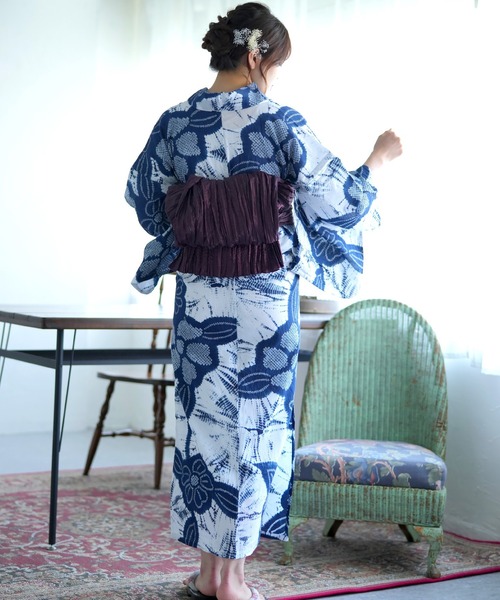 有松絞り浴衣3点セット