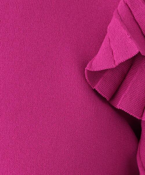 index（インデックス）の「◆プリーツフリルニット【WEB限定サイズ】（ニット/セーター・レディース・ブラック/ピンク系その他/ホワイト系・40/38/36/42）」の10枚目の写真