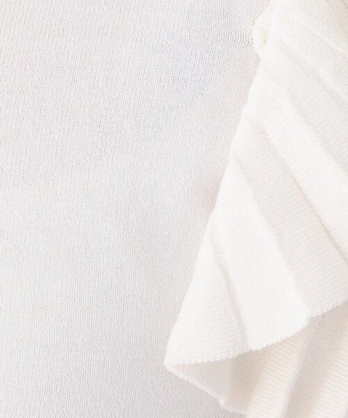 index（インデックス）の「◆プリーツフリルニット【WEB限定サイズ】（ニット/セーター・レディース・ブラック/ピンク系その他/ホワイト系・40/38/36/42）」の13枚目の写真