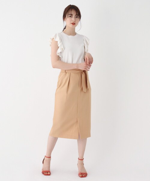 index（インデックス）の「◆プリーツフリルニット【WEB限定サイズ】（ニット/セーター・レディース・ブラック/ピンク系その他/ホワイト系・40/38/36/42）」の14枚目の写真