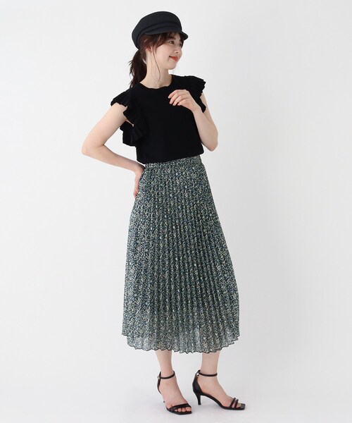 index（インデックス）の「◆プリーツフリルニット【WEB限定サイズ】（ニット/セーター・レディース・ブラック/ピンク系その他/ホワイト系・40/38/36/42）」の16枚目の写真