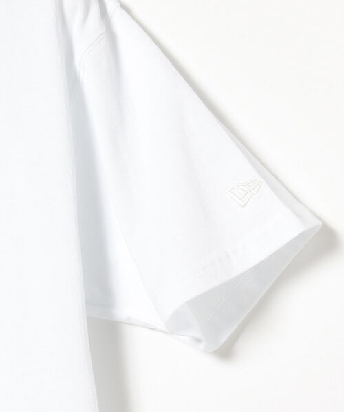 NEW ERA（ニューエラ）の「NEW ERA × BEAMS / 別注 MLB ロゴTシャツ（Tシャツ/カットソー・メンズ・ホワイト/ネイビー・X-LARGE/XX-LARGE）」の5枚目の写真