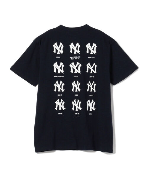 NEW ERA（ニューエラ）の「NEW ERA × BEAMS / 別注 MLB ロゴTシャツ（Tシャツ/カットソー・メンズ・ホワイト/ネイビー・X-LARGE/XX-LARGE）」の10枚目の写真