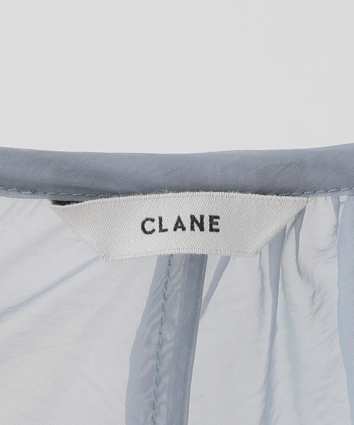 SLOBE IENA(スローブイエナ)の「【CLANE/クラネ】 BALLON SHEER PUFF シャツ(シャツ/ブラウス・レディース・ブラック/ブルー・FREE)」の8枚目の写真