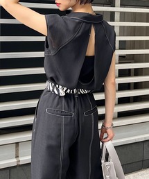 PAGEBOY | バックオープンステッチシャツ(シャツ/ブラウス)