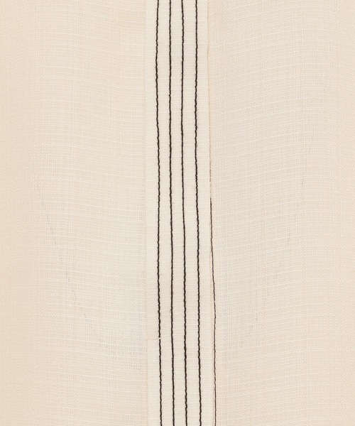 PAGEBOY（ページボーイ）の「バックオープンステッチシャツ（シャツ/ブラウス・レディース・オフホワイト/ブラック/パープル系その他・FREE）」の8枚目の写真