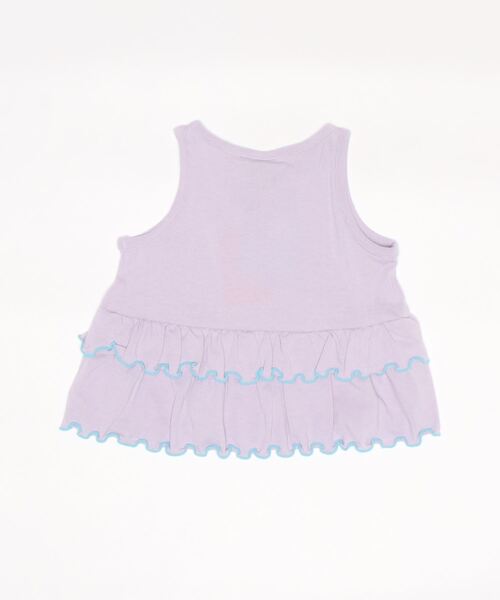 Disney(ディズニー)の「通販限定サイズあり ディズニー フリルタンクトップ 6659K(タンクトップ・キッズ・ピンク/パープル・90cm/140cm/100cm/110cm/120cm/130cm/80cm)」の3枚目の写真