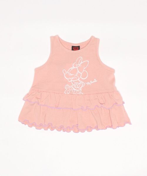 Disney(ディズニー)の「通販限定サイズあり ディズニー フリルタンクトップ 6659K(タンクトップ・キッズ・ピンク/パープル・90cm/140cm/100cm/110cm/120cm/130cm/80cm)」の4枚目の写真