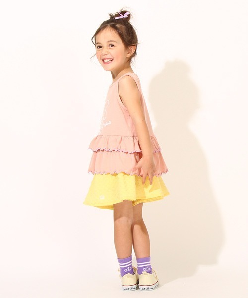 Disney(ディズニー)の「通販限定サイズあり ディズニー フリルタンクトップ 6659K(タンクトップ・キッズ・ピンク/パープル・90cm/140cm/100cm/110cm/120cm/130cm/80cm)」の7枚目の写真