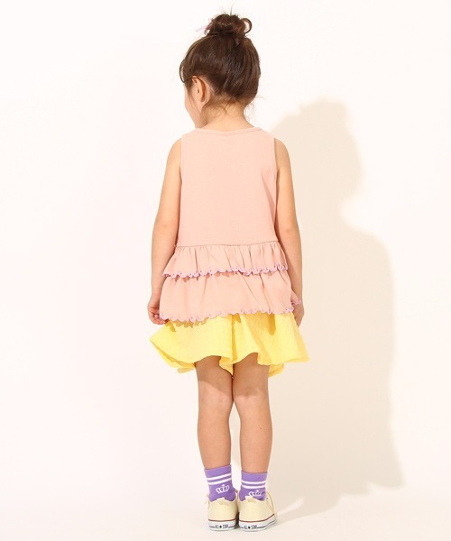 Disney(ディズニー)の「通販限定サイズあり ディズニー フリルタンクトップ 6659K(タンクトップ・キッズ・ピンク/パープル・90cm/140cm/100cm/110cm/120cm/130cm/80cm)」の9枚目の写真