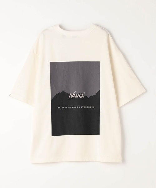 NANGA（ナンガ）の「別注NANGAバックプリントTシャツ（Tシャツ/カットソー・メンズ・ホワイト/ネイビー/カーキ・MEDIUM/LARGE）」の8枚目の写真