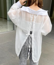 PairPair | バックリボンシアーシャツ(シャツ/ブラウス)