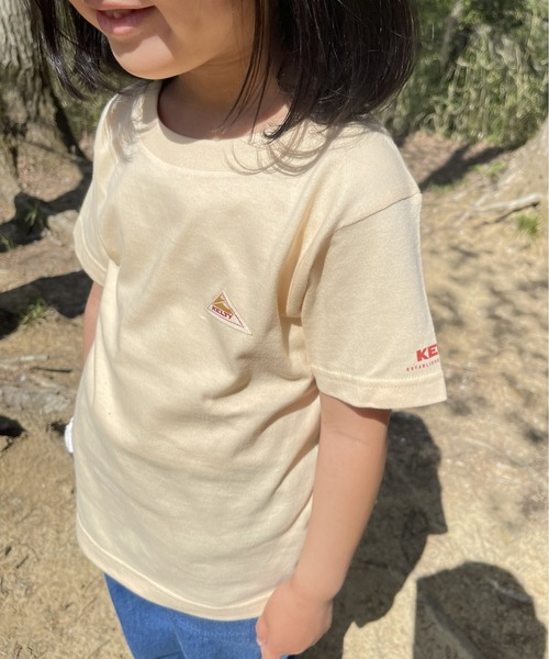 KELTY（ケルティ）の「ZOZO限定/KELTY キッズ 半袖 Tシャツ “COZY TIME”（Tシャツ/カットソー・キッズ・ホワイト/ベージュ・S/M/L）」の4枚目の写真