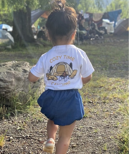 KELTY（ケルティ）の「ZOZO限定/KELTY キッズ 半袖 Tシャツ “COZY TIME”（Tシャツ/カットソー・キッズ・ホワイト/ベージュ・S/M/L）」の12枚目の写真