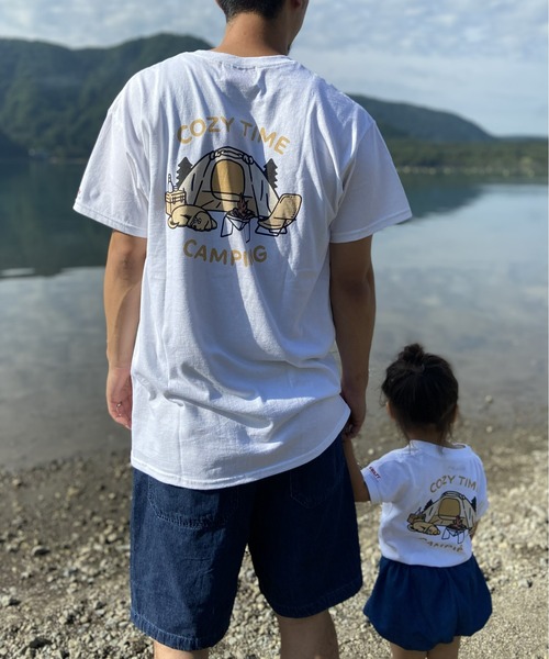 KELTY（ケルティ）の「ZOZO限定/KELTY キッズ 半袖 Tシャツ “COZY TIME”（Tシャツ/カットソー・キッズ・ホワイト/ベージュ・S/M/L）」の15枚目の写真