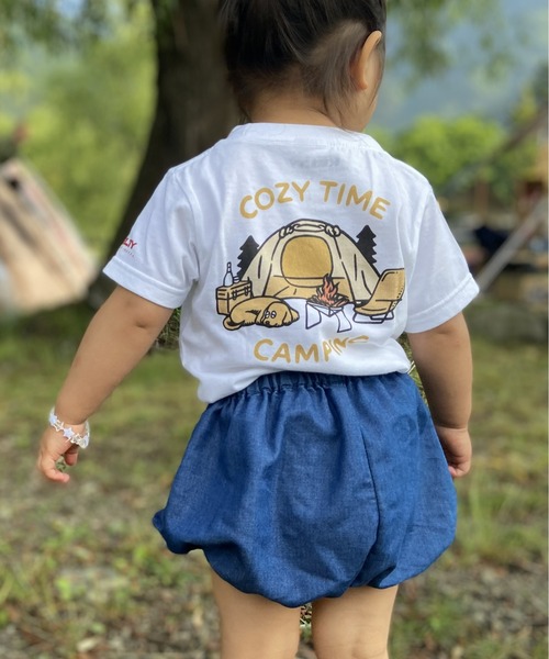 KELTY（ケルティ）の「ZOZO限定/KELTY キッズ 半袖 Tシャツ “COZY TIME”（Tシャツ/カットソー・キッズ・ホワイト/ベージュ・S/M/L）」の17枚目の写真