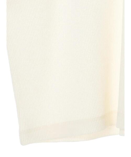 CRAFT STANDARD BOUTIQUE（クラフトスタンダードブティック）の「ワッフルヘンリーネックBIGプルオーバー　＊（Tシャツ/カットソー・メンズ・ブラック/アイボリー/カーキ・LL/M/L）」の9枚目の写真