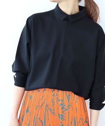 DRESSLAVE（ドレスレイブ）の「jersey wrap small collar pull(スモールカラードルマンプルオーバー)（Tシャツ/カットソー）」