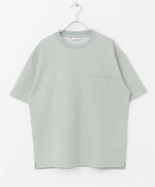 URBAN RESEARCH DOORS(アーバンリサーチドアーズ)の「ダブルフェイスショートスリーブTシャツ(Tシャツ/カットソー・メンズ・オフホワイト/ブラウン系その他/ネイビー/ブルー系その他・MEDIUM/LARGE)」の16枚目の写真