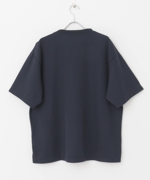 URBAN RESEARCH DOORS(アーバンリサーチドアーズ)の「ダブルフェイスショートスリーブTシャツ(Tシャツ/カットソー・メンズ・オフホワイト/ブラウン系その他/ネイビー/ブルー系その他・MEDIUM/LARGE)」の21枚目の写真