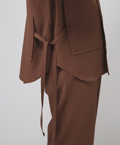 tk.TAKEO KIKUCHI（ティーケータケオキクチ）の「◆ナメラカハーフレイヤードシャツセットアップ(シャツ+パンツセットアイテム/ユニセックスアイテム)（セットアップ・メンズ・ブラック/ベージュ/ブルー/ブラウン系・01/02/03/66）」の13枚目の写真