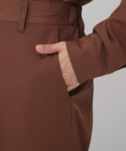 tk.TAKEO KIKUCHI（ティーケータケオキクチ）の「◆ナメラカハーフレイヤードシャツセットアップ(シャツ+パンツセットアイテム/ユニセックスアイテム)（セットアップ・メンズ・ブラック/ベージュ/ブルー/ブラウン系・01/02/03/66）」の15枚目の写真