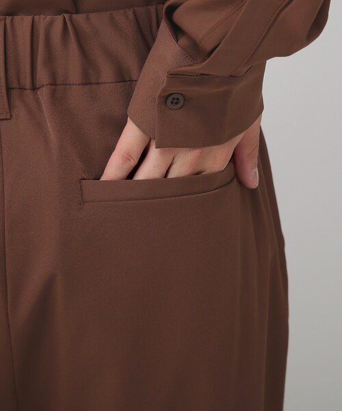 tk.TAKEO KIKUCHI（ティーケータケオキクチ）の「◆ナメラカハーフレイヤードシャツセットアップ(シャツ+パンツセットアイテム/ユニセックスアイテム)（セットアップ・メンズ・ブラック/ベージュ/ブルー/ブラウン系・01/02/03/66）」の17枚目の写真