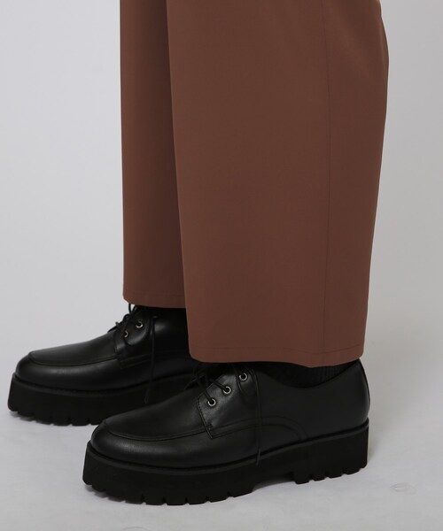 tk.TAKEO KIKUCHI（ティーケータケオキクチ）の「◆ナメラカハーフレイヤードシャツセットアップ(シャツ+パンツセットアイテム/ユニセックスアイテム)（セットアップ・メンズ・ブラック/ベージュ/ブルー/ブラウン系・01/02/03/66）」の18枚目の写真