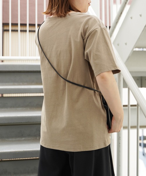 VENCEEXCHANGE(ヴァンスエクスチェンジ)の「フロントプリントロゴTシャツ(Tシャツ/カットソー・レディース・ホワイト/チャコールグレー/ライトブラウン/ライトベージュ・FREE)」の12枚目の写真