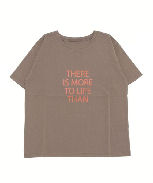 VENCEEXCHANGE(ヴァンスエクスチェンジ)の「フロントプリントロゴTシャツ(Tシャツ/カットソー・レディース・ホワイト/チャコールグレー/ライトブラウン/ライトベージュ・FREE)」の9枚目の写真