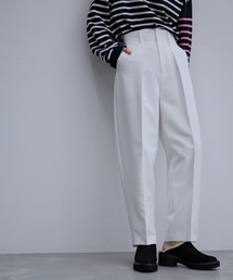 ADAM ET ROPE' | 【サステナブル】バナナコクーンシルエットパンツ(スラックス)