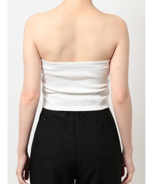 EVRIS（エヴリス）の「パットインベアトップ（チューブトップ・レディース・ホワイト/ブラック/レッド・FREE）」の16枚目の写真