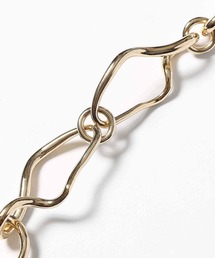 MODERN WEAVING（モダンウィーヴィング）の「MODERN WEAVING/モダンウィーヴィング Asymmetrical Loop Necklace Gold ネックレス ゴールド フープネック（ネックレス・メンズ）」