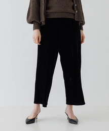 Rouge vif Anna | ベロアクロップパンツ(その他パンツ)