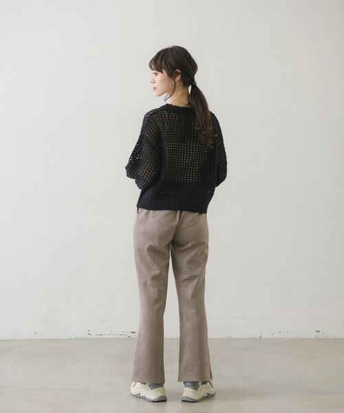 RETRO GIRL（レトロガール）の「カラーメッシュニットPO（ニット/セーター・レディース・ブラック/オフホワイト/イエロー/ブルー・FREE）」の20枚目の写真