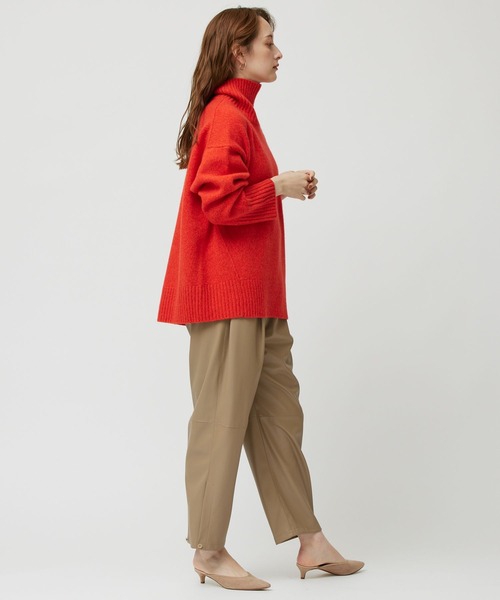 ウールカシミヤタートルニット