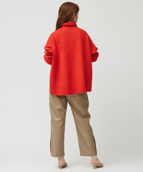 ウールカシミヤタートルニット