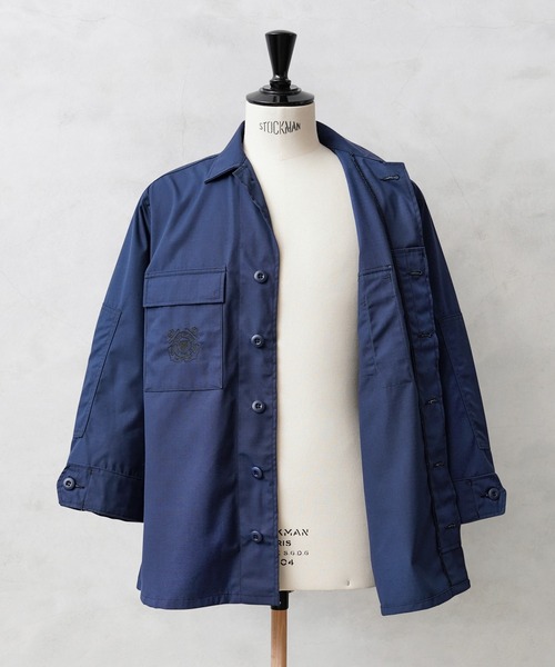 MILITARY(ミリタリー)の「デッドストック 米軍 COAST GUARD(沿岸警備隊)ODU オペレーション THREE QUARTER SLEEVE ジャケット(ミリタリージャケット・メンズ・ネイビー・45/41R/41S/39S/43R)」の10枚目の写真