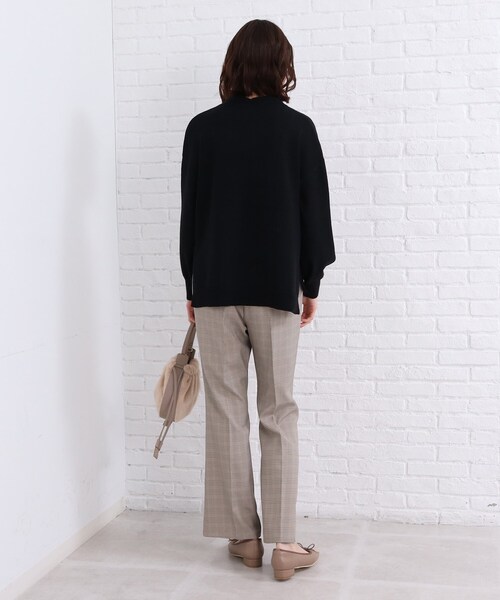 SHOO・LA・RUE（シューラルー）の「◆シンプルなデザインで着回し力抜群！ウール混ハイネック ニット（ニット/セーター・レディース・イエロー/ライトグレー/ピンク系/ブラック/ホワイト系/ブルー・00）」の20枚目の写真